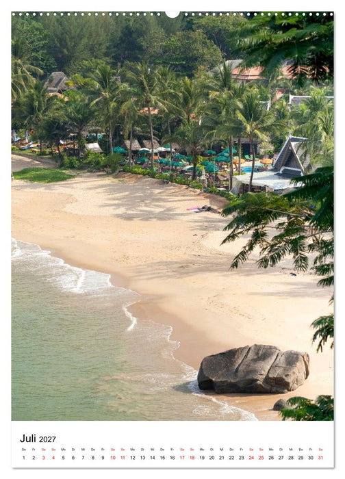 Thailand - Inseln und Strände (CALVENDO Premium Wandkalender 2027)
