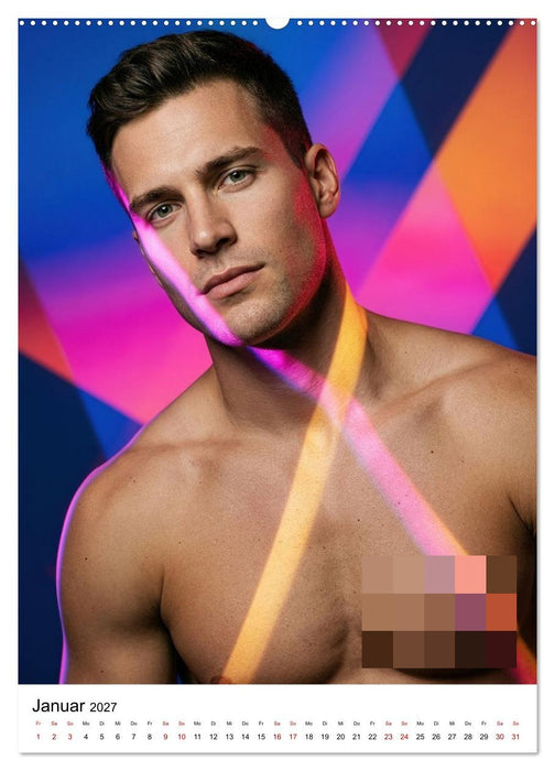 Urban Neon Men (CALVENDO Premium Wandkalender 2027)
