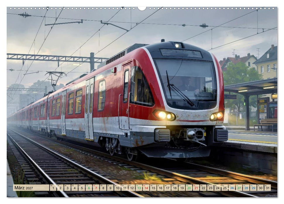 S-Bahn - Züge (CALVENDO Wandkalender 2027)