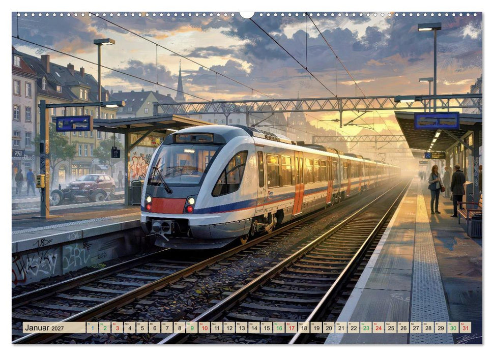 S-Bahn - Züge (CALVENDO Premium Wandkalender 2027)