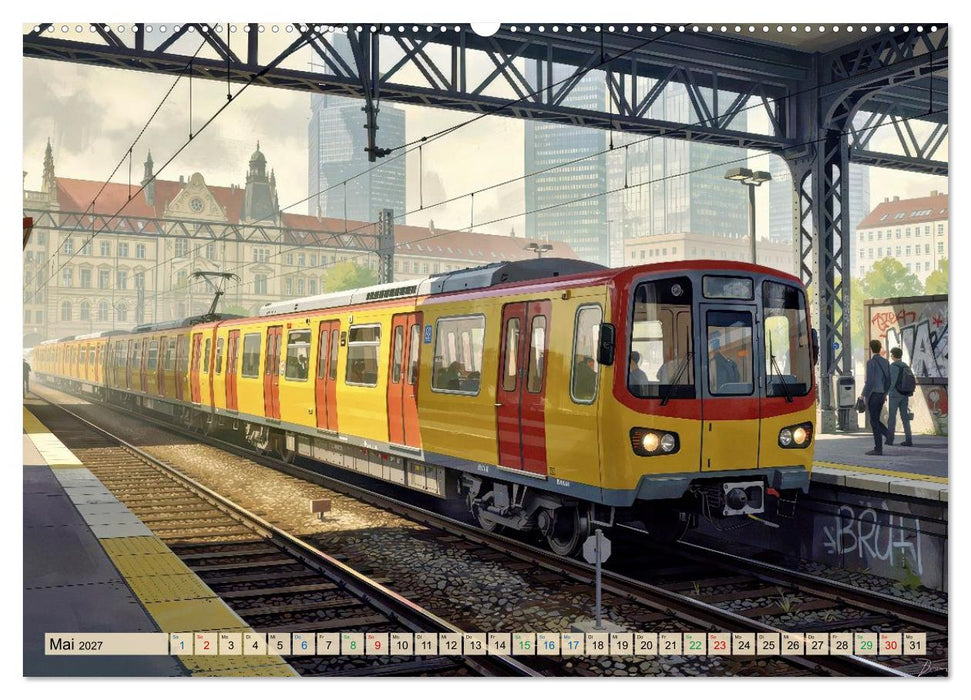 S-Bahn - Züge (CALVENDO Premium Wandkalender 2027)