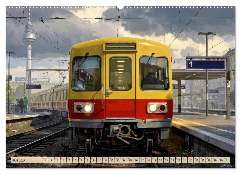 S-Bahn - Züge (CALVENDO Premium Wandkalender 2027)