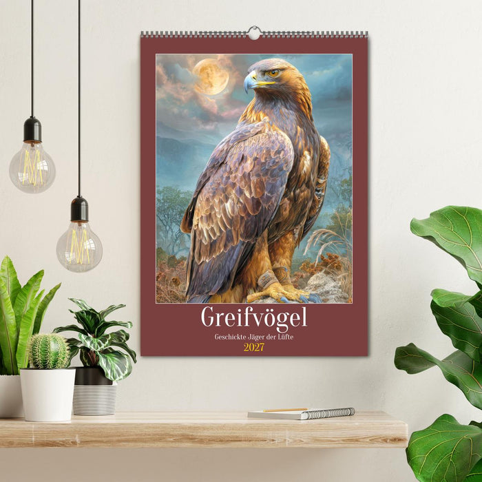 Greifvögel - Geschickte Jäger der Lüfte (CALVENDO Wandkalender 2027)