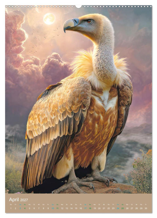 Greifvögel - Geschickte Jäger der Lüfte (CALVENDO Wandkalender 2027)
