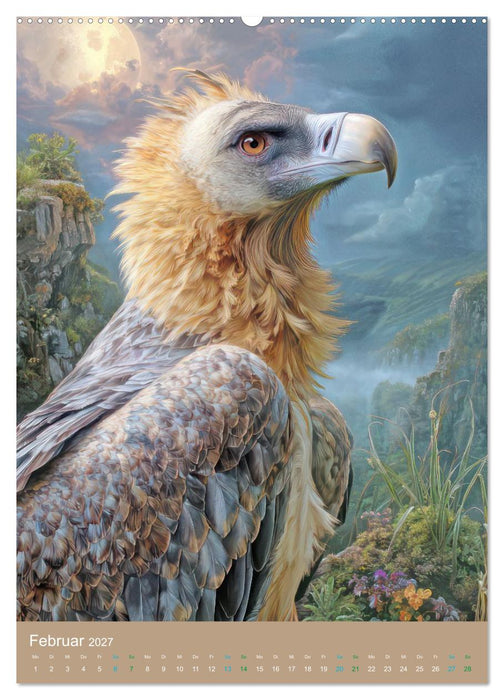 Greifvögel - Geschickte Jäger der Lüfte (CALVENDO Premium Wandkalender 2027)