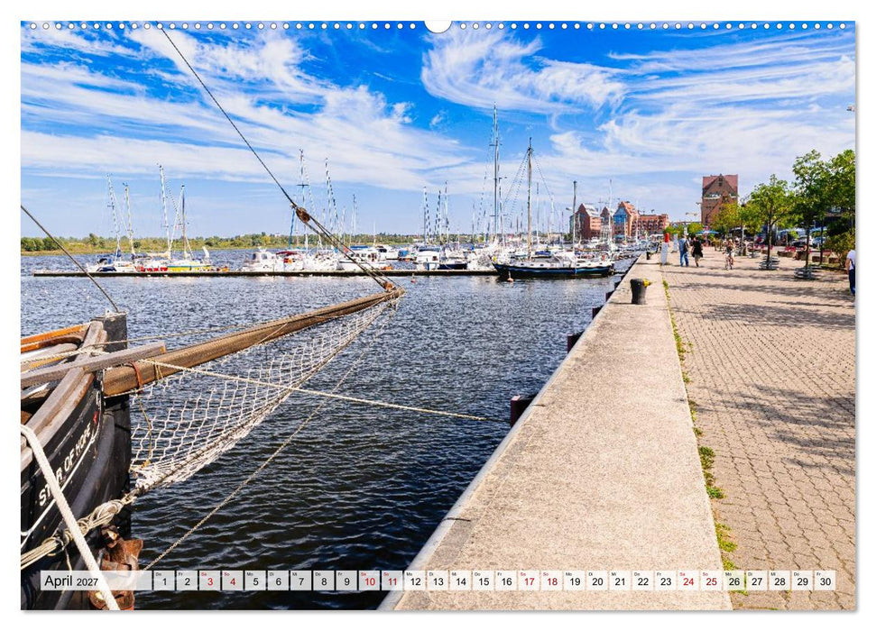 Ein Blick auf die Hansestadt Rostock in Farbe (CALVENDO Wandkalender 2027)
