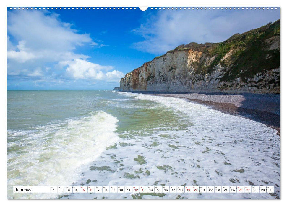 Steile Küstenfelsen, Normandie und Bretagne (CALVENDO Premium Wandkalender 2027)