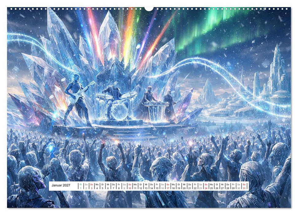 Intergalaktische Musik-Festivals (CALVENDO Wandkalender 2027)