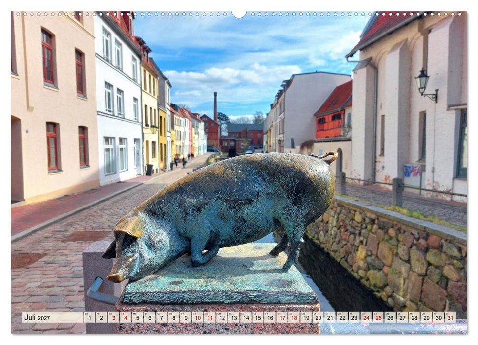 Einladung nach Wismar (CALVENDO Premium Wandkalender 2027)