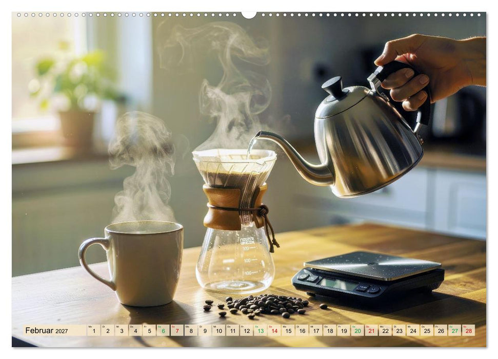 Guten Morgen - Kaffee (CALVENDO Premium Wandkalender 2027)