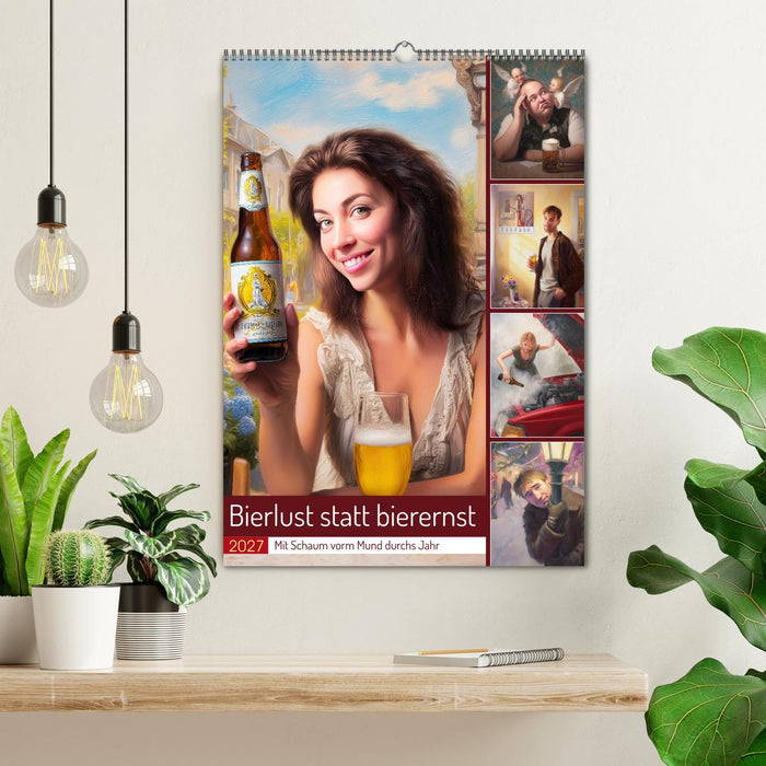 Bierlust statt bierernst (CALVENDO Wandkalender 2027)