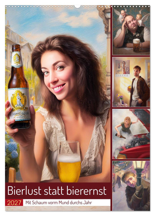 Bierlust statt bierernst (CALVENDO Wandkalender 2027)