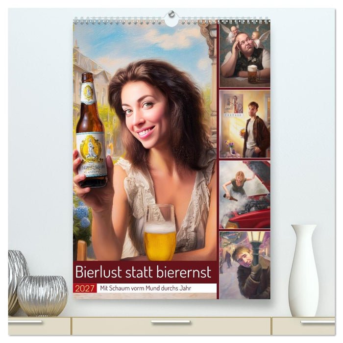 Bierlust statt bierernst (CALVENDO Premium Wandkalender 2027)