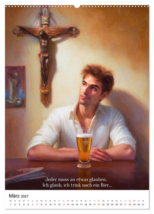 Bierlust statt bierernst (CALVENDO Premium Wandkalender 2027)