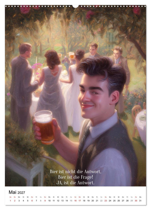 Bierlust statt bierernst (CALVENDO Premium Wandkalender 2027)