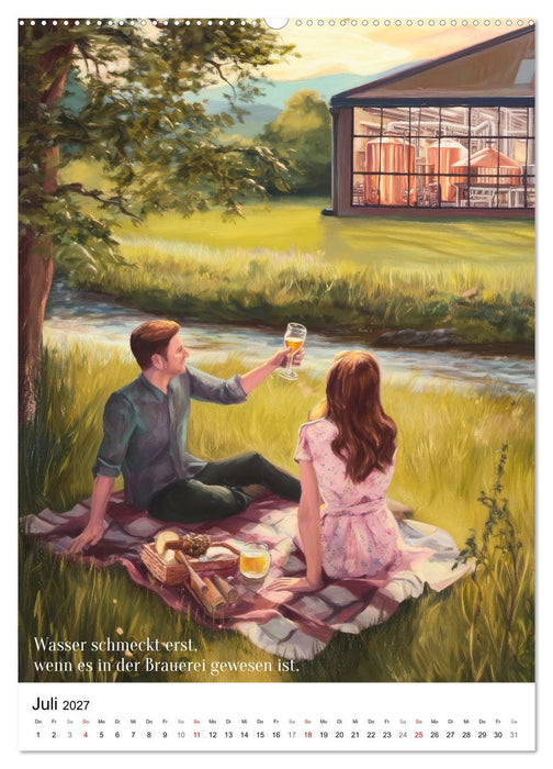 Bierlust statt bierernst (CALVENDO Premium Wandkalender 2027)