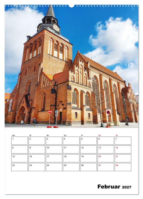 Güstrow - die Barlachstadt (CALVENDO Wandkalender 2027)