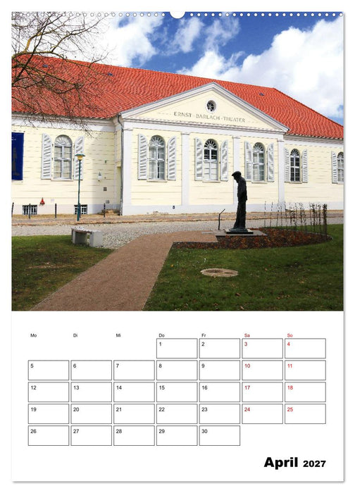 Güstrow - die Barlachstadt (CALVENDO Wandkalender 2027)