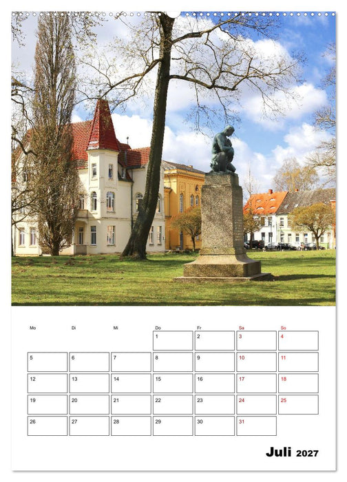 Güstrow - die Barlachstadt (CALVENDO Premium Wandkalender 2027)