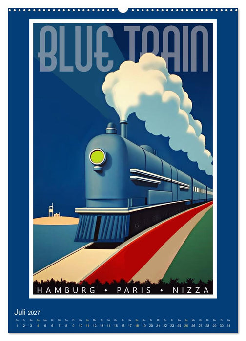 Art-Déco Vintage-Poster (CALVENDO Premium Wandkalender 2027)
