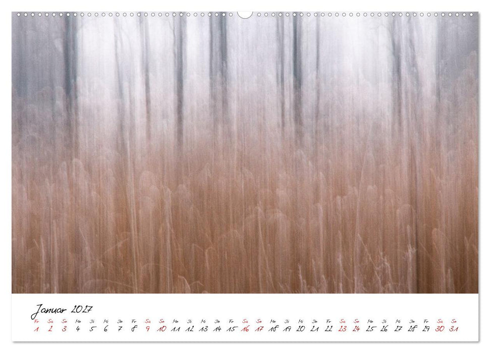 Abstrakte Landschaft ICM (Intentional Camera Movement) Fotografie (CALVENDO Wandkalender 2027)