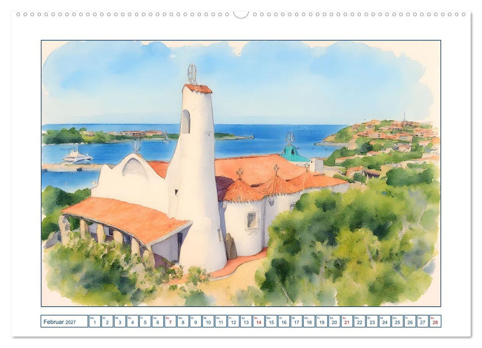 Sardinien - Sonneninsel im Mittelmeer (CALVENDO Premium Wandkalender 2027)