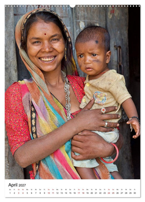 Portraits - Nordindien (CALVENDO Premium Wandkalender 2027)