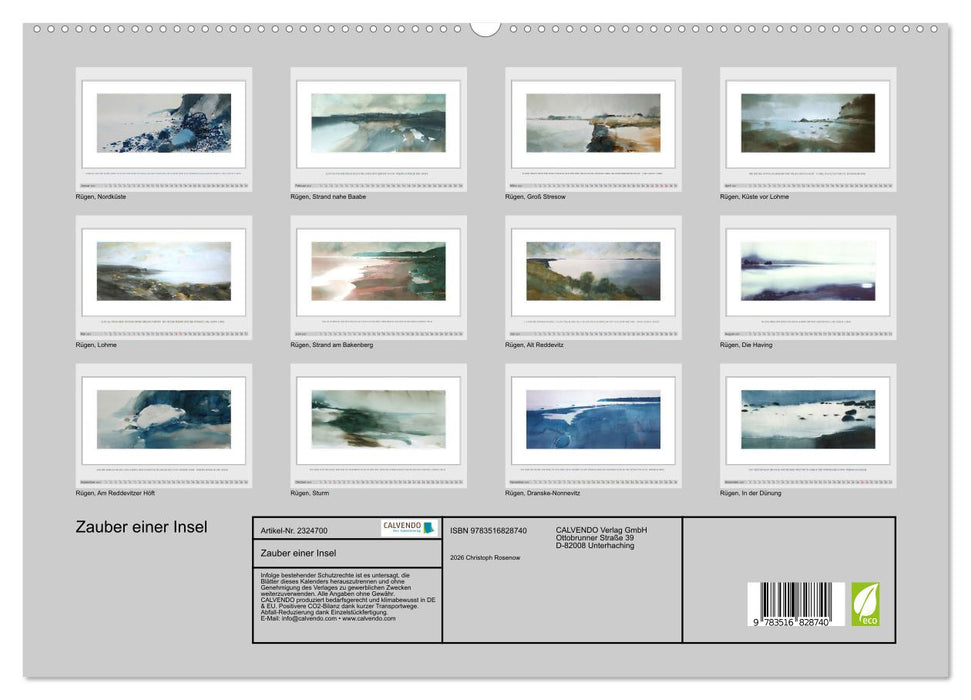 Zauber einer Insel (CALVENDO Premium Wandkalender 2027)