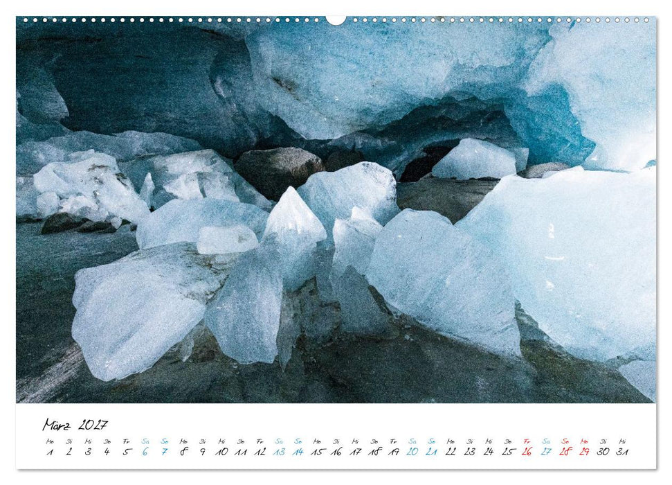 Eiswelten Morteratsch (CALVENDO Wandkalender 2027)