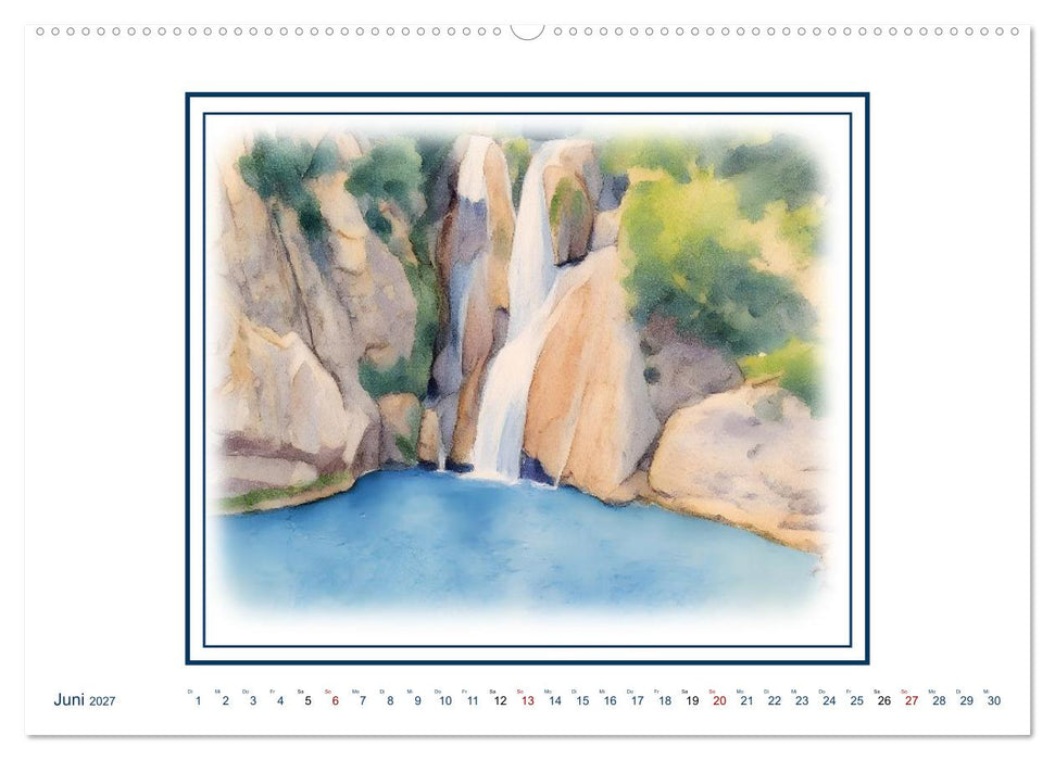 Urlaubsparadies Griechenland (CALVENDO Premium Wandkalender 2027)