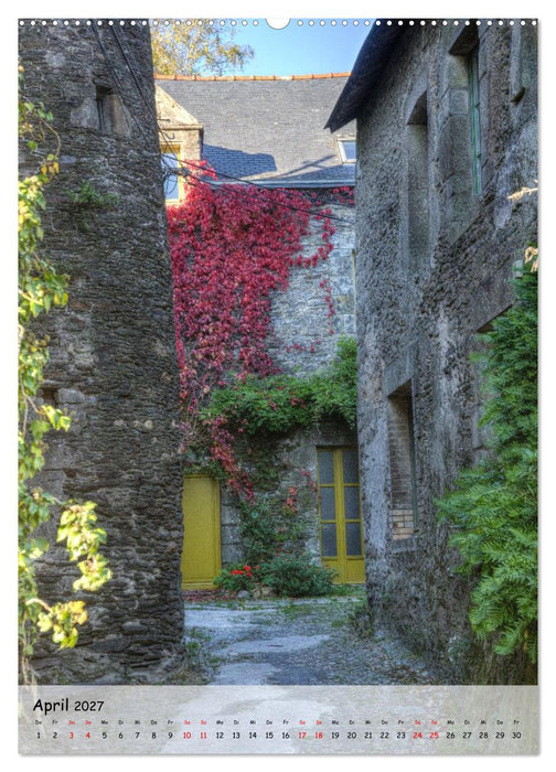 Rochefort-en-Terre. Traumdorf in der Bretagne (CALVENDO Premium Wandkalender 2027)