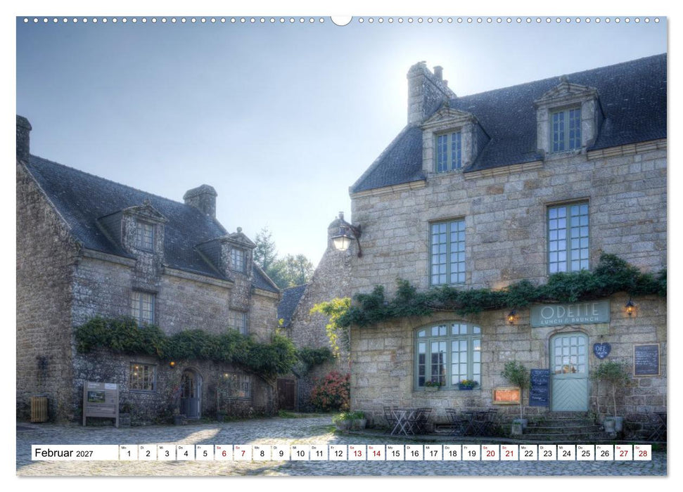 Locronan, ein Highlight in der Bretagne (CALVENDO Wandkalender 2027)