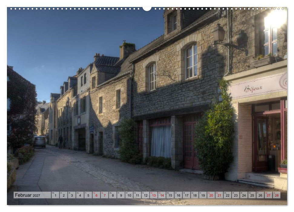 Rochefort-en-Terre, das Reiseziel in der Bretagne (CALVENDO Wandkalender 2027)
