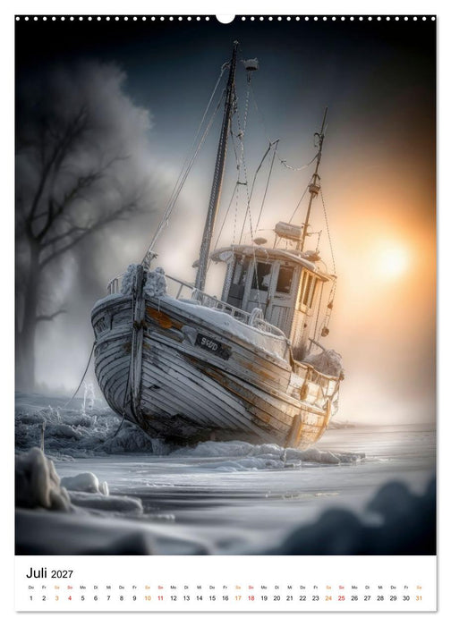 Frostige Küsten - Winterträume am Meer (CALVENDO Premium Wandkalender 2027)