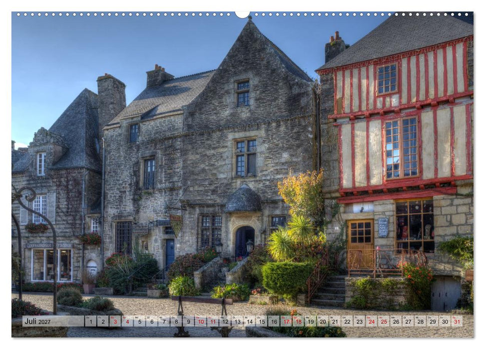 Rochefort-en-Terre, das Reiseziel in der Bretagne (CALVENDO Premium Wandkalender 2027)