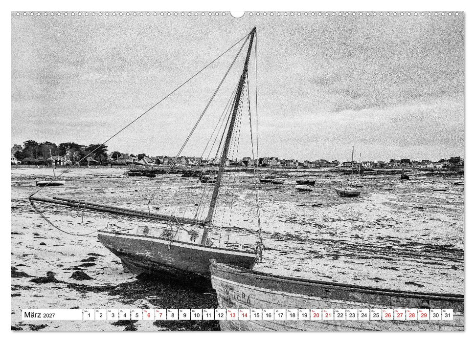 Bretagne Mythen und Steine (CALVENDO Wandkalender 2027)