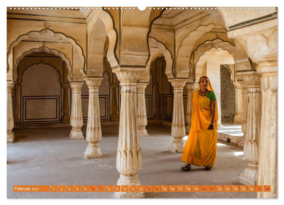 Indien Goldenes Dreieck (CALVENDO Premium Wandkalender 2027)