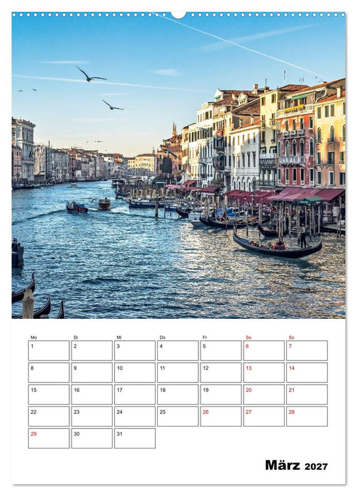 Venedig Kulisse der Serenissima - Terminplaner (CALVENDO Wandkalender 2027)