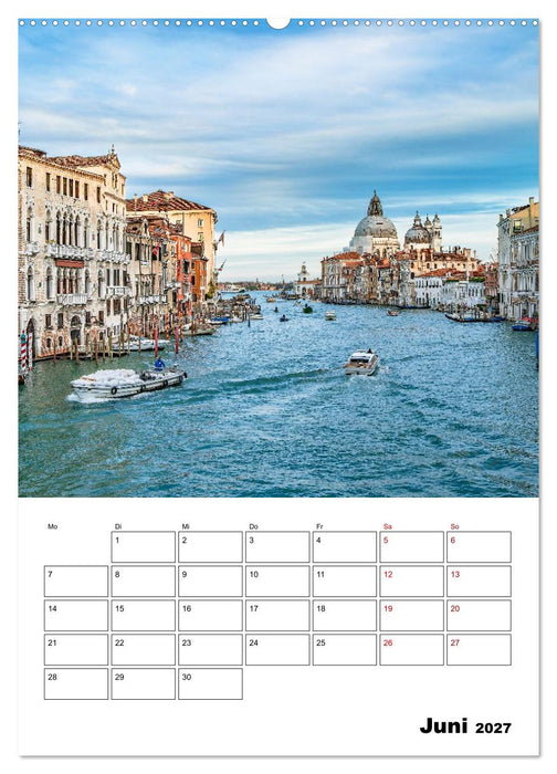 Venedig Kulisse der Serenissima - Terminplaner (CALVENDO Wandkalender 2027)