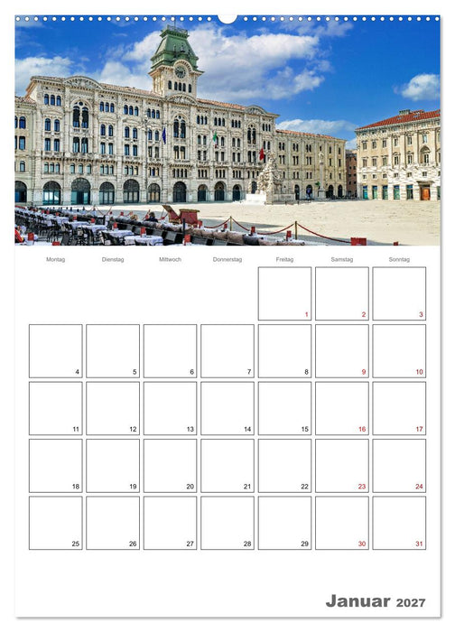 Italiens Schönheit - Terminplaner (CALVENDO Wandkalender 2027)