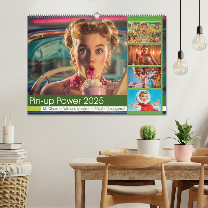 Pin-up Power 2025 (CALVENDO Wandkalender 2027)