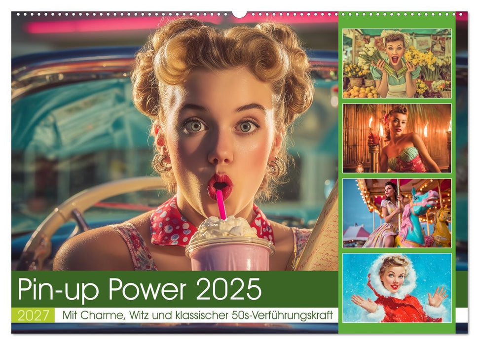 Pin-up Power 2025 (CALVENDO Wandkalender 2027)