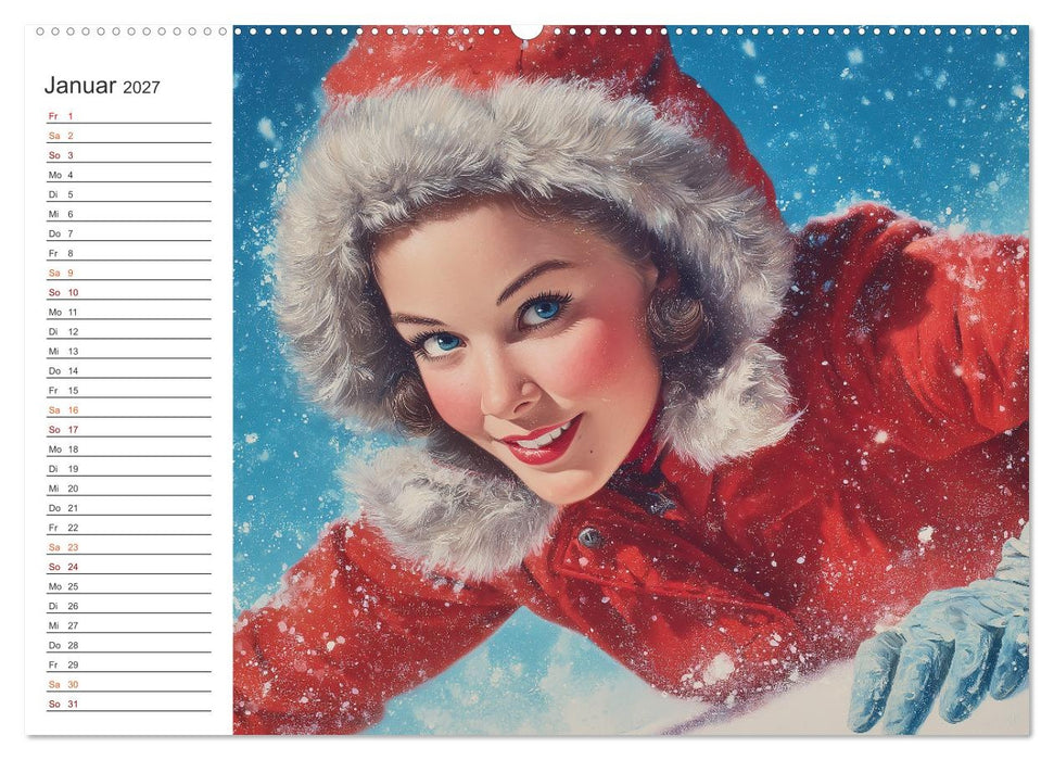 Pin-up Power 2025 (CALVENDO Wandkalender 2027)