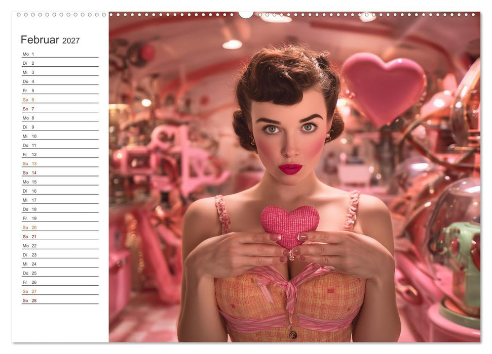 Pin-up Power 2025 (CALVENDO Wandkalender 2027)