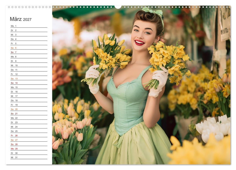 Pin-up Power 2025 (CALVENDO Wandkalender 2027)