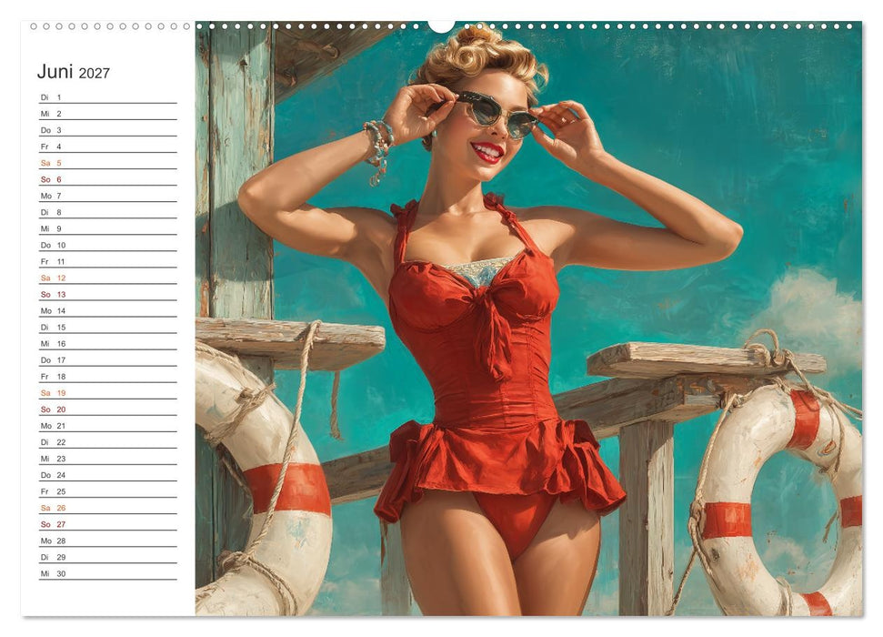 Pin-up Power 2025 (CALVENDO Wandkalender 2027)