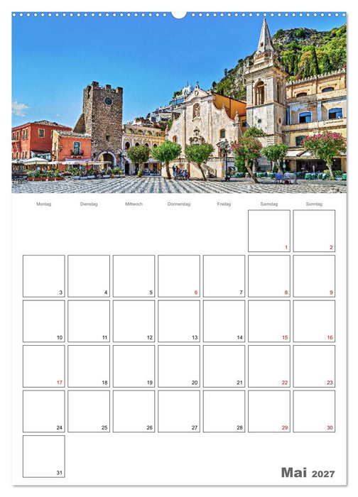 Italiens Schönheit - Terminplaner (CALVENDO Premium Wandkalender 2027)