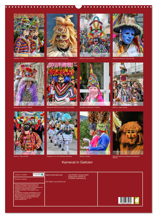Karneval in Galicien (CALVENDO Wandkalender 2027)