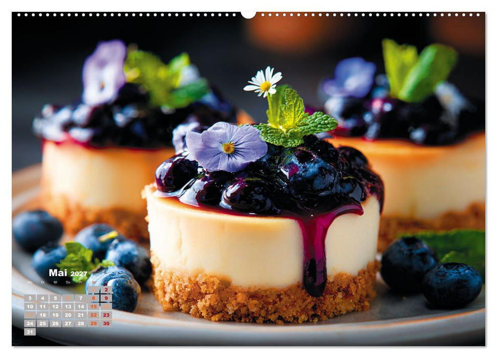 Süße Verführungen - Exquisite Desserts (CALVENDO Wandkalender 2027)