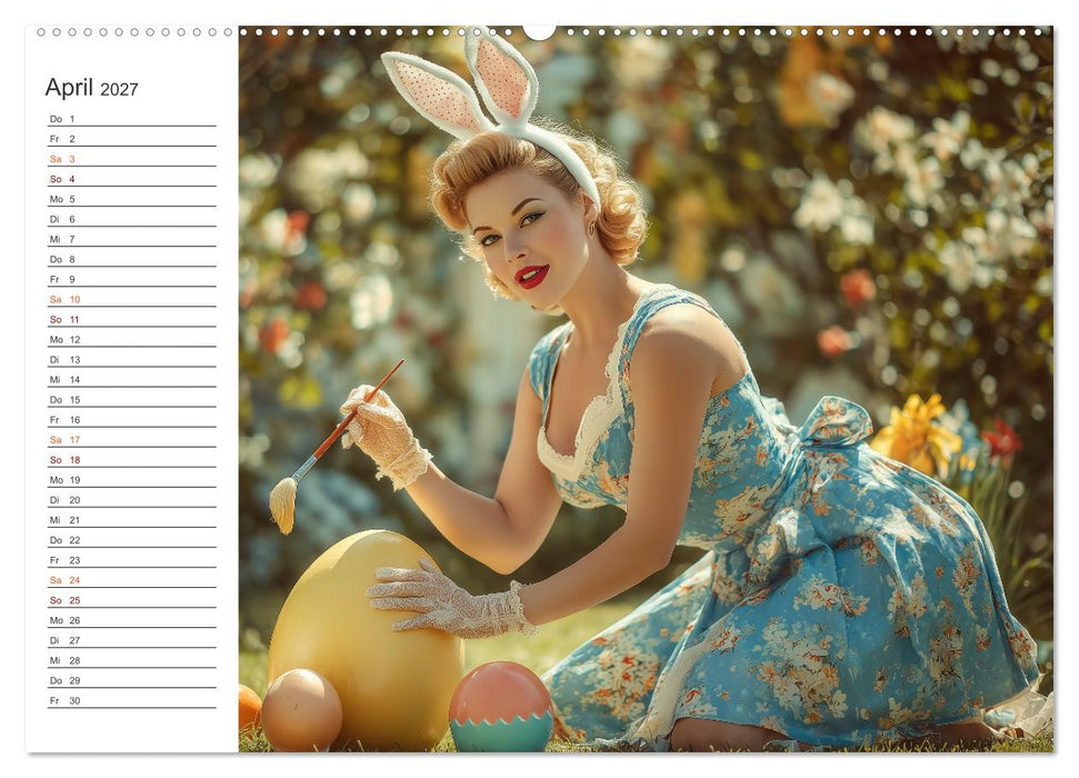 Pin-up Power 2025 (CALVENDO Premium Wandkalender 2027)